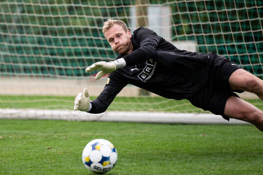 Häckens målvakt Peter Abrahamsson