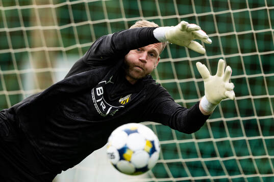 Häckens målvakt Peter Abrahamsson