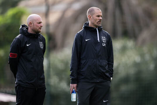 Head coach Fredrik Landén and Head coach Ulf Kristiansson