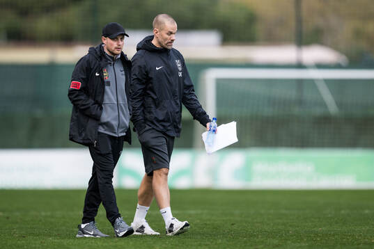 Head coach Fredrik Landén and Head coach Ulf Kristiansson