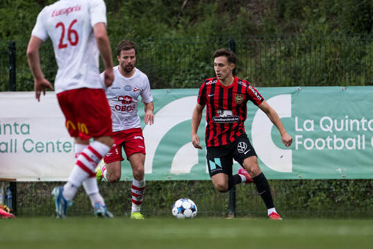 Simen Rafn of Fredrikstad and Anton Kurochkin of