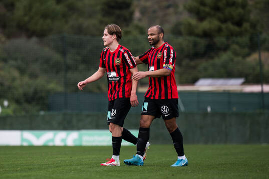 Love Arrhov and Serge-Junior Martinsson Ngouali of