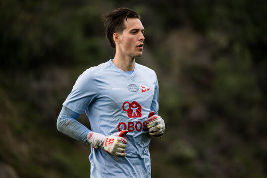Goalkeeper Håvar Jenssen of Fredrikstad