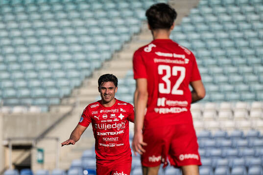 Mohammad Alsalkhadi of Värnamo celebrates