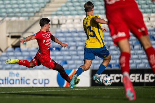 Mohammad Alsalkhadi of Värnamo scores 1-1