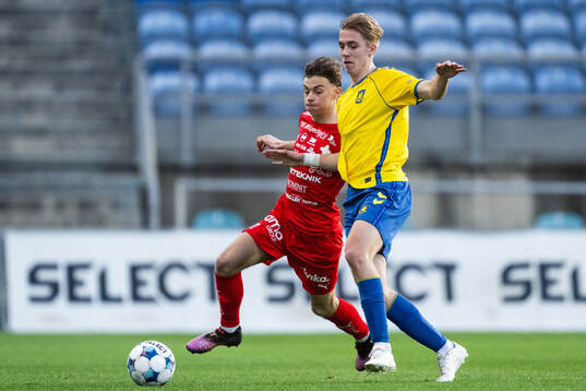 Fred Bozievic of Värnamo and Gustav Nøhr of Brøndby