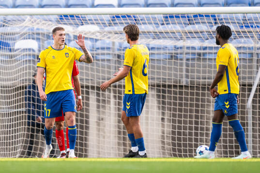 Mileta Rajovic of Brøndby celebrates