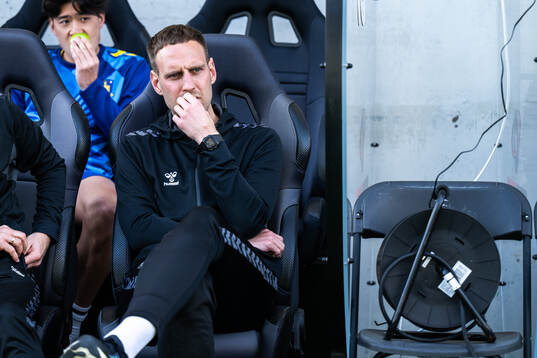Head coach Frederik Birk of Brøndby