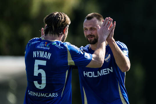 Christoffer Nyman and Max Watson of IFK Norrköping