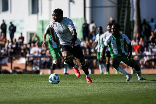 Nouhou of Seattle Sounders FC and Jardell Kanga of Hammarby