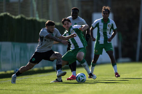 Paul Arriola of Seattle Sounders FC and Adrian Lahdo of