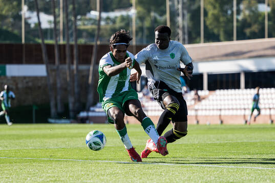 Jonathan Karlsson of Hammarby and Nouhou of Seattle