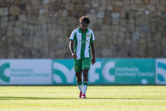Jonathan Karlsson of Hammarby looks dejected