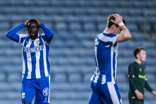 Imam Jagne of IFK Göteborg looks dejected