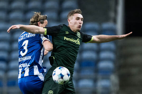 August Erlingmark of IFK Göteborg and Iwan Morgan of