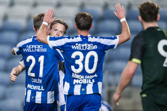 August Erlingmark of IFK Göteborg celebrates