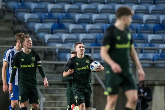 Iwan Morgan of Brentford B celebrates