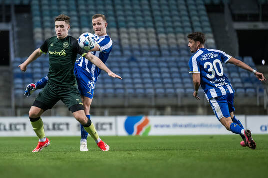 Jonas Bager and Ramon Pascal Lundqvist of IFK Göteborg and