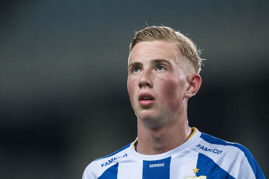 Benjamin Brantlind of IFK Göteborg looks dejected