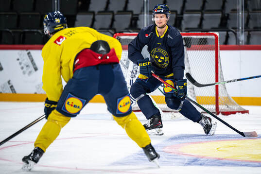 Mattias Norlinder of the Swedish national ice hockey team