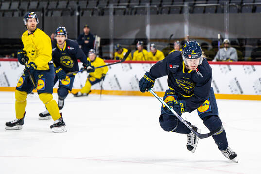 Marcus Sörensen of the Swedish national ice hockey team at