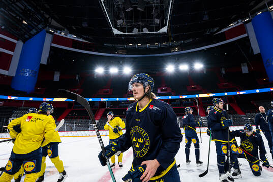 Marcus Sörensen of the Swedish national ice hockey team at