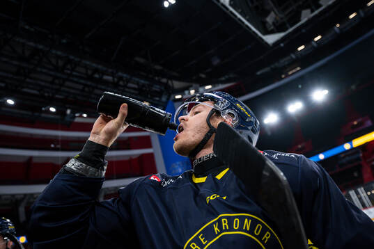 Filip Johansson of the Swedish national ice hockey team at