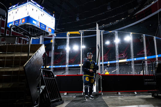 Filip Johansson of the Swedish national ice hockey team