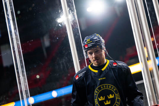 Jesper Frödén of the Swedish national ice hockey team