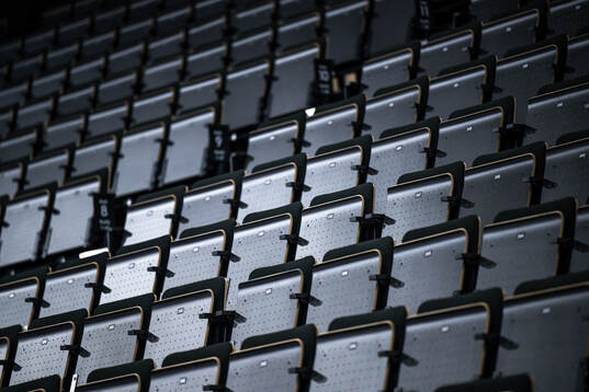 Seat rows at Avicii Arena