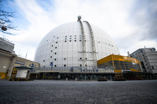 Exterior view of Avicii Arena