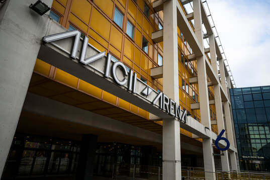 Exterior view of Avicii Arena