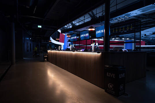 A bar at Avicii Arena