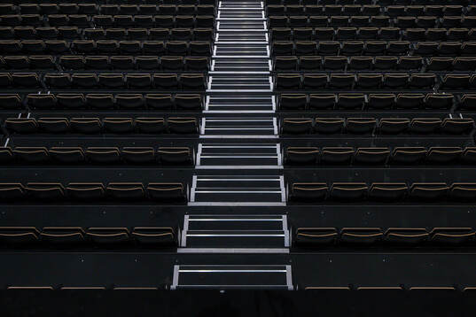 Seat rows at Avicii Arena