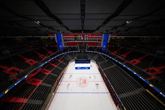Interior view of Avicii Arena