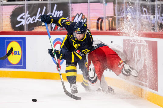 Anton Bengtsson of Sweden and Jiri Tichacek of Czech
