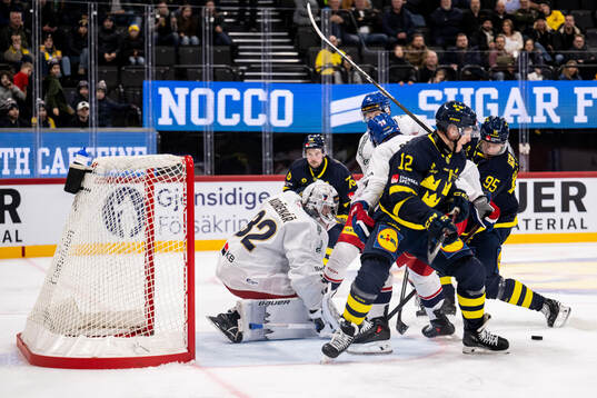 Goaltender Josef Korenar of Czech Republic against Jonathan