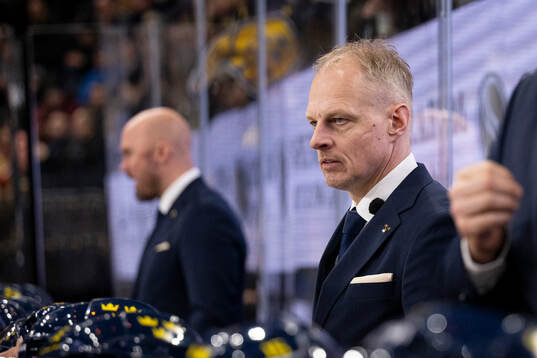 Head coach Magnus Hävelid of Sweden