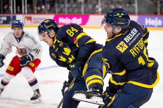 Sebastian Hartmann and Simon Ryfors of Sweden