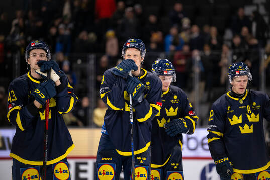 Filip Berglund, Jacob de la Rose, Lias Andersson and Max