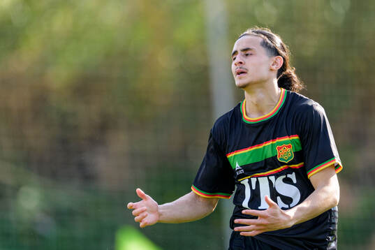 Amin Boudri of GAIS looks dejected