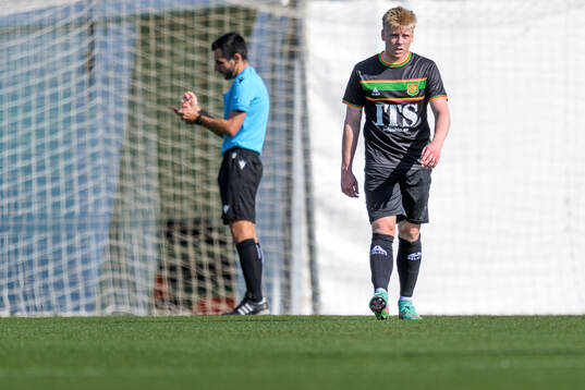 Frosti Thorkelsson of GAIS looks dejected