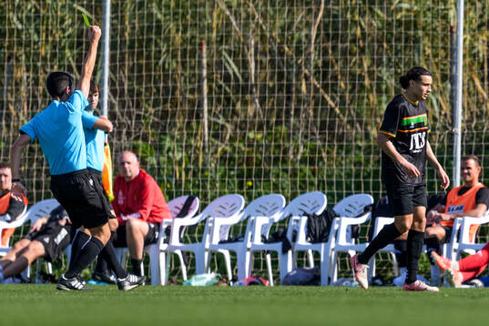 Amin Boudri of GAIS looks dejected