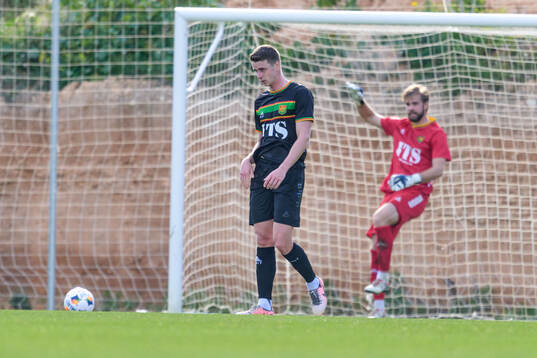 Oskar Ågren of GAIS looks dejected