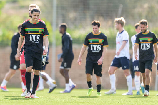 Amin Boudri of GAIS looks dejected