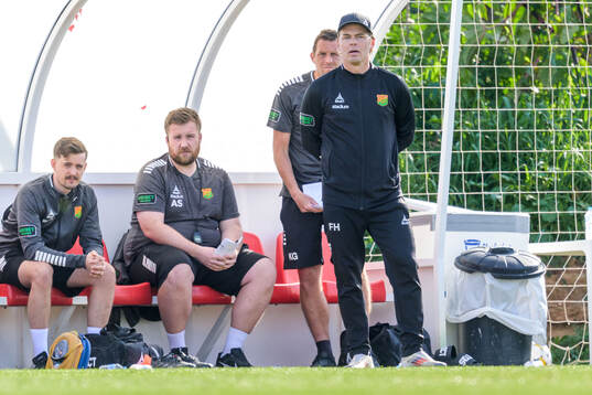 Head coach Fredrik Holmberg of GAIS