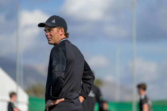 Head coach Fredrik Holmberg of GAIS