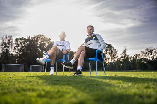 IFK Göteborgs assisterande tränare Joachim Björklund och