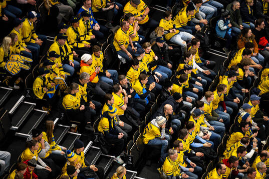 during the Beijer Hockey Games game between Sweden and