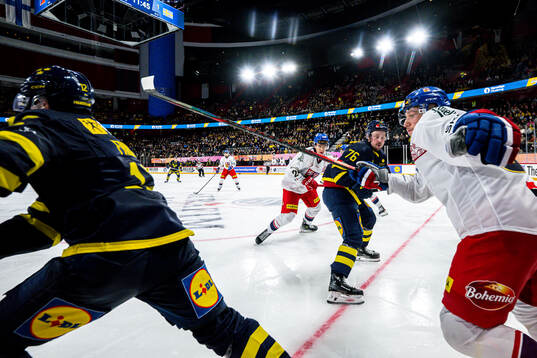Libor Hajek of Czech Republic and Jonathan Dahlén of Sweden